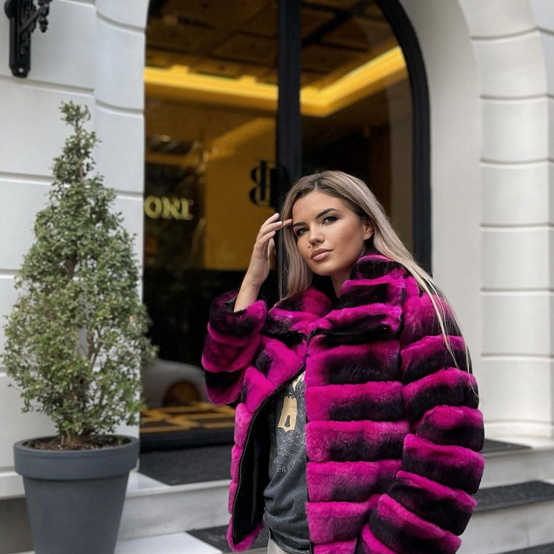 Pink Long Rex Jacket