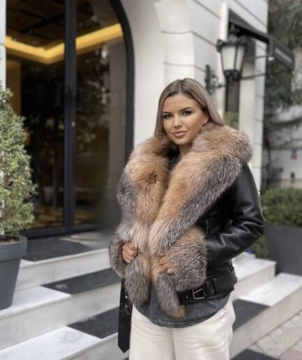 Luxury Fur Trimmed Winter Coat