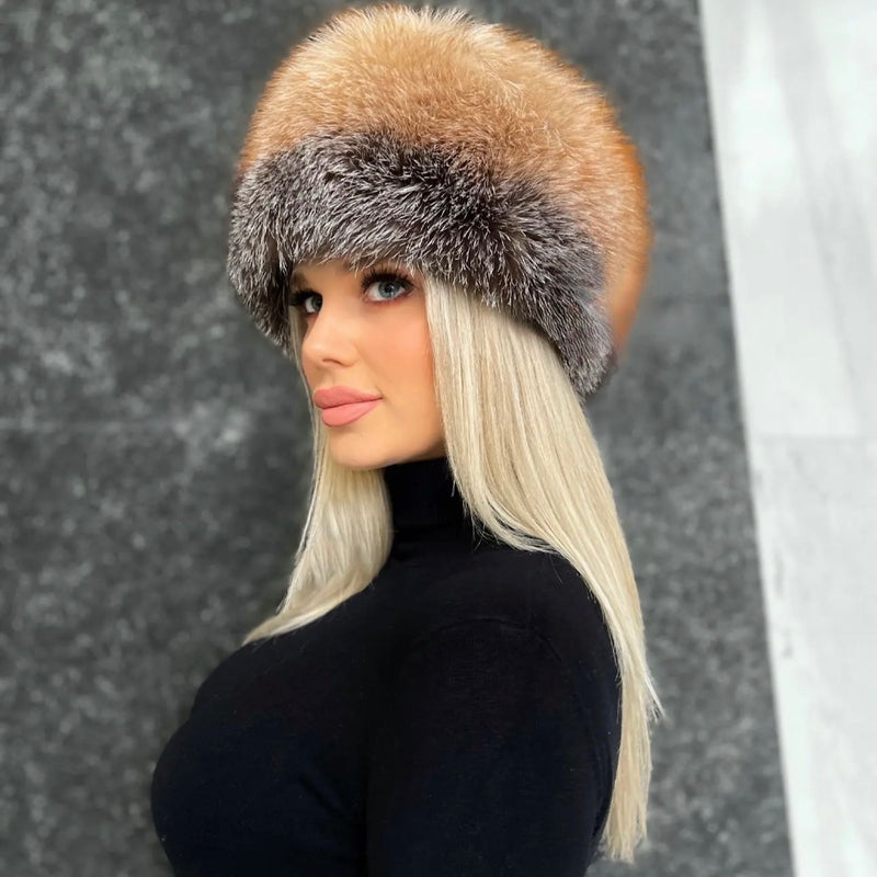 fox fur hat