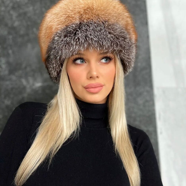 fox fur hat